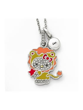 Width = 28mm 925 Sterling Silver Yellow Gold-Plated Eye Nameplate Pendant Necklace Charm Chain 18